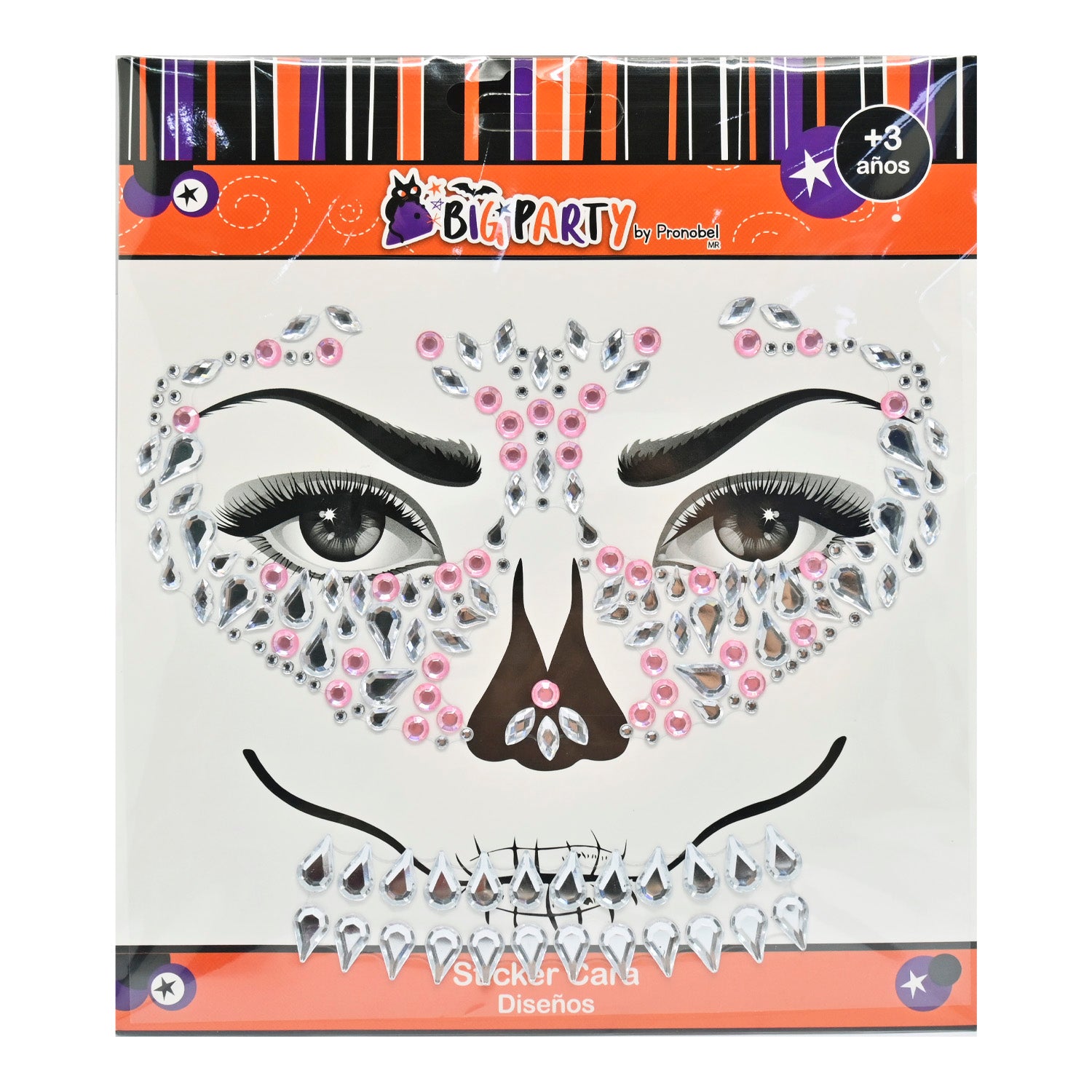 Sticker Cara Diseños Halloween | Big Party